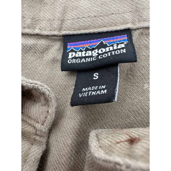 Patagonia Fishing Shirt womens S  Green Long Sleeve Button Up Outdoor Slick Calm - Picture 5 of 12